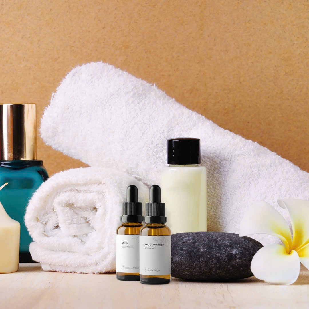 Essential oil bottles